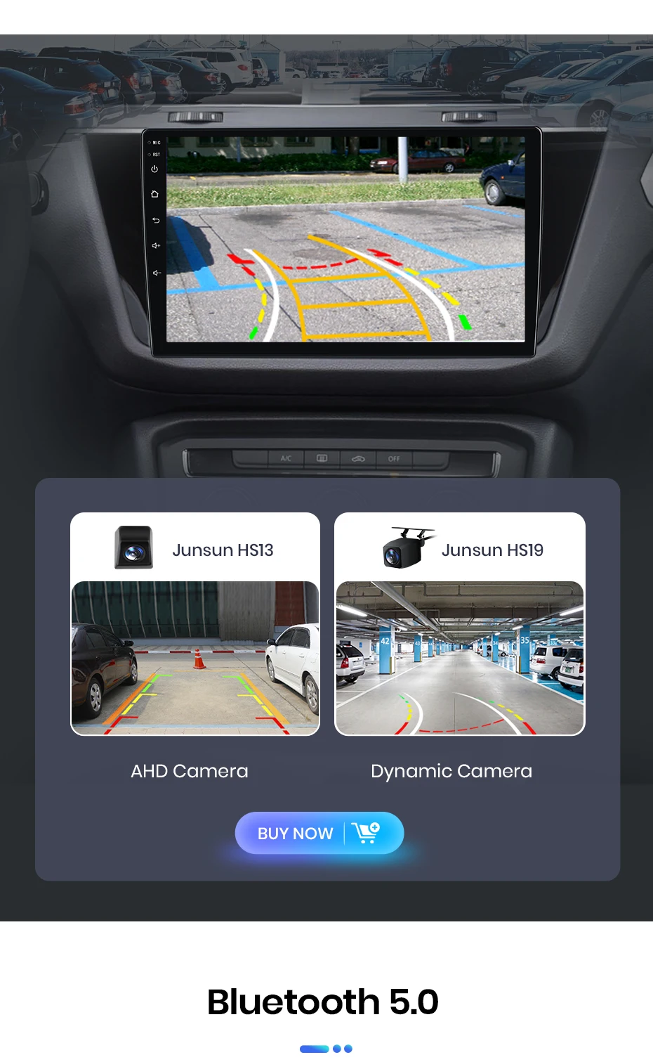 Junsun Autoradio für VW Volkswagen Tiguan 2016 2017 2018 2019 2020 CarPlay Android Auto FM RDS DSP BT GPS Navi SWC HD IPS Touchscreen Plug & Play Multimedia-Player Freisprecheinrichtung Original-Autostil-Haupteinheit – Detail 14