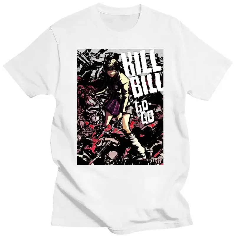 New Classic Movie Kill Bill Go-go Movie T Shirt Male Great Cotton Round Collar Graphic T-shirt Woman Man Vintage Short-sleev