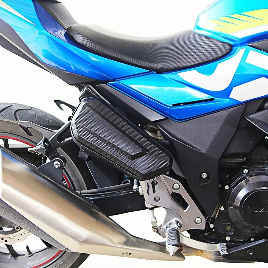Large Capacity Motorcycle Side Bag - Universal No Logo Saddlebag, Waterproof Multifunctional Storage Pouch