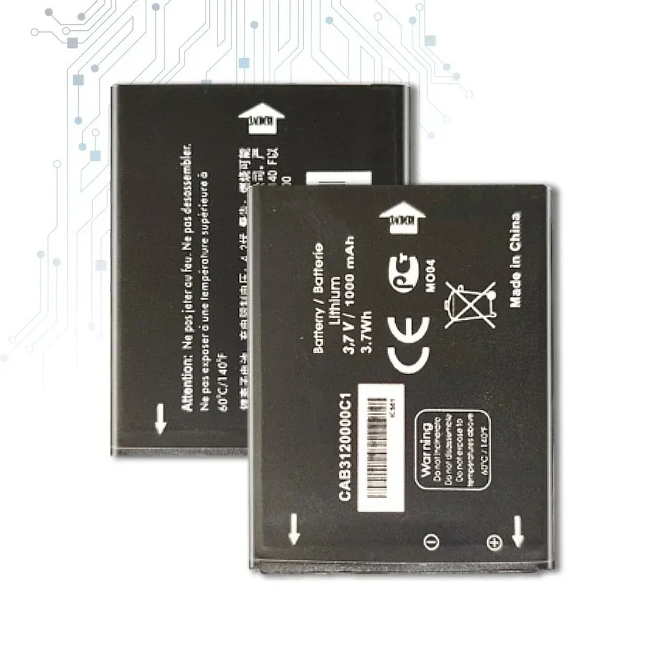 CAB3120000C1 CAB23A0000C1 1000Mah 3.7V Li-Ion Battery For Alcatel One Touch 768 OT710 OT888A OT880A