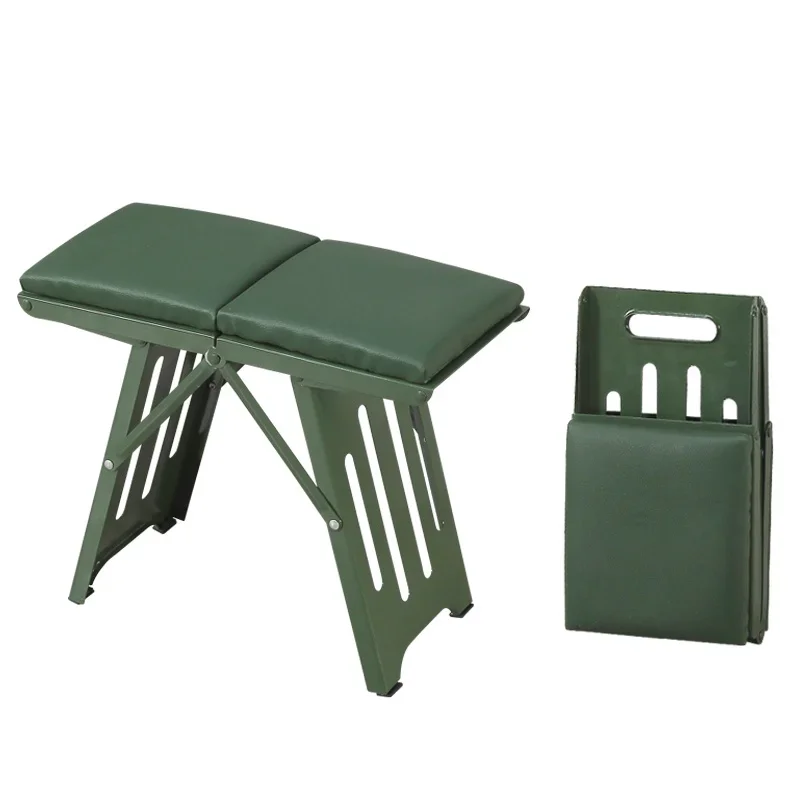 Portable Folding Bench Heavy Load Bearing Camping Stool Collapsible Outdoor Chair for Fishing Hiking Picnic Home Foldable Seat