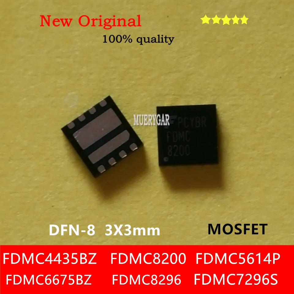 (10-500pieces/lot)100%New  FDMC4435BZ  4435BZ  FDMC6675BZ  6675BZ  FDMC8200  8200  FMDC8296   8296  FDMC5614P 5614P  DFN-8 3X3MM