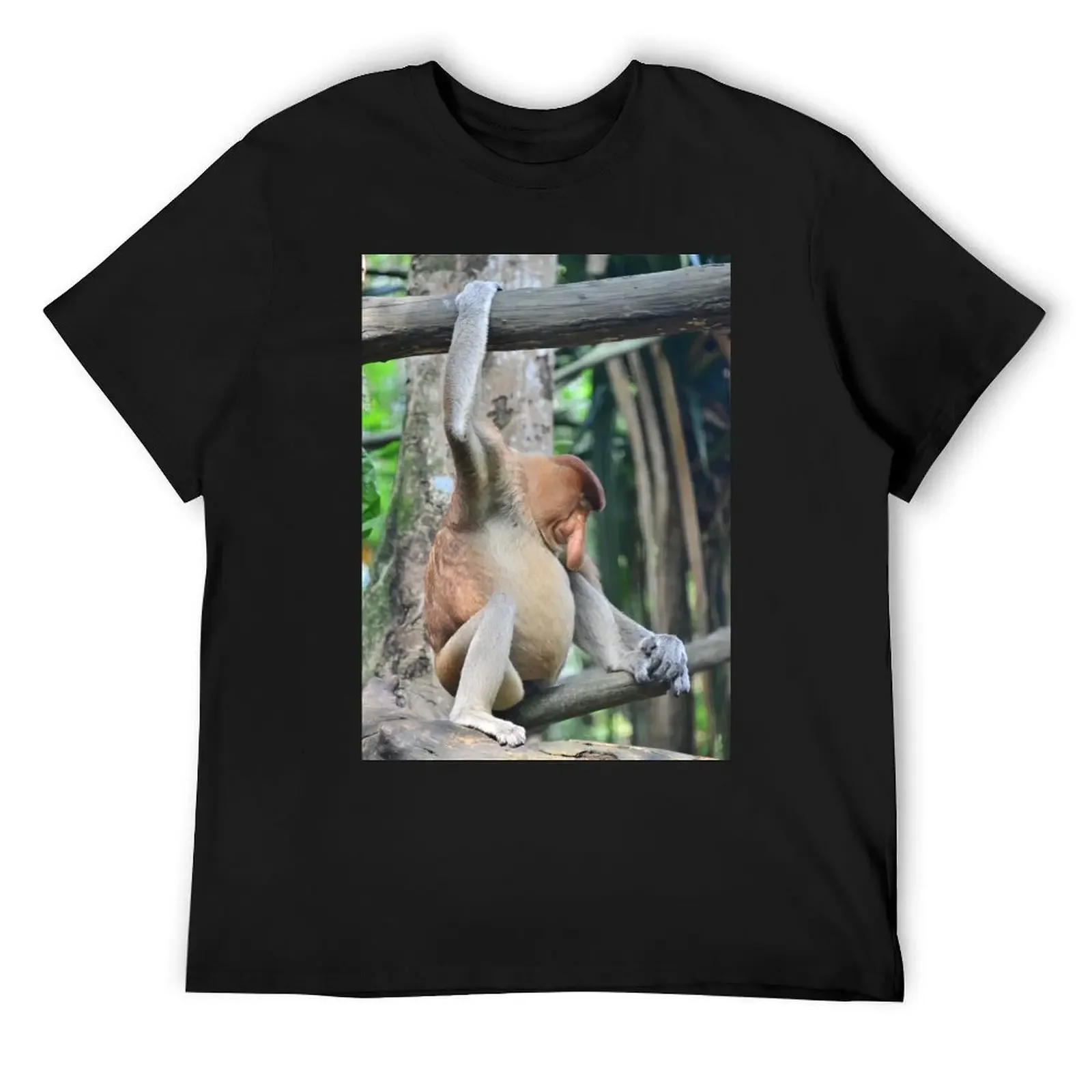 

Sleeping monkey T-Shirt croswit shirt man oversized graphic tee oversizeds men tshirt