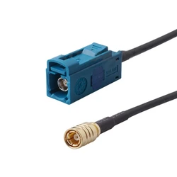 RG174 Cable FAKRA-Z Female to SMB female Connection Line GPS Navigation Vehicle-mounted Marine Antenna Extension Line