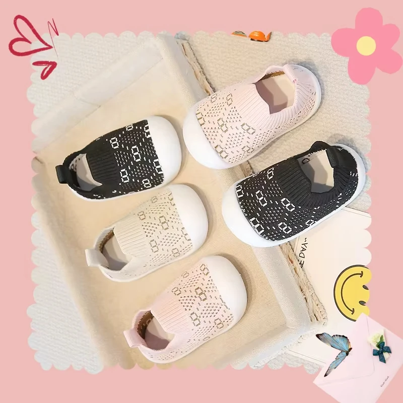 

Newborn Baby Boy Shoes Baby Toddler Shoes Soft Sole Baby Shoes Indoor Shoes Non-slip and Prevent Children's Floor Shoes