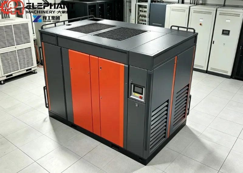 10HP‑100HP Screw Air Compressor, IP54 Protection Grade With SKF Bearings 8Bar Industrial Air Compressor Unit