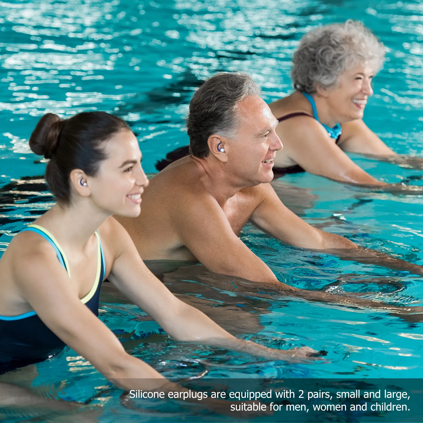 

2Pairs Noise Blocking Earplugs Silicone Invisible Comfortable Sleeping Ear Plugs for Students Adults Wear-Resistant Waterproof