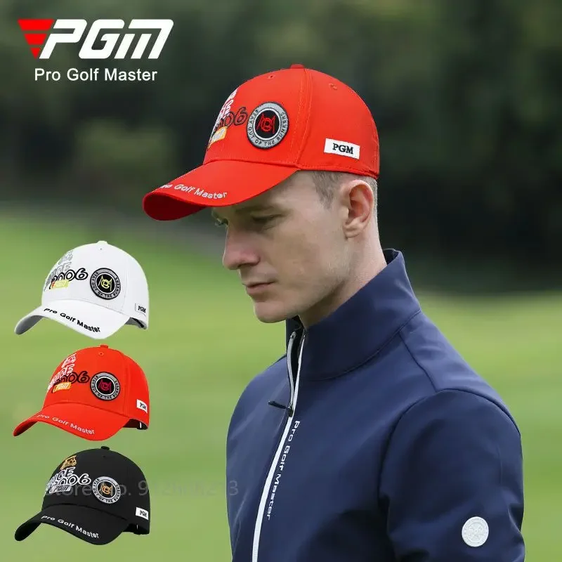 

PGM Men Breathable Fast Dry Sun Visor Sunscreen Golf Hat Male Fashion Embroidery Golf Caps Adjustable Anti-sweat Sports Hats