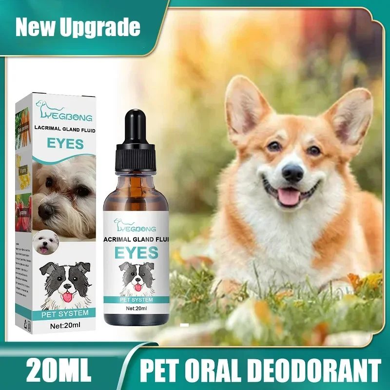 Tear Stain Remover for Dogs Wash Pet Eyedroppings Eye Gum Cleaner Bactericidal Kitten Supplies Care Dirt Cleaner Eye Eliminate
