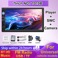 ND1 7010B 2din Dual USB 7Inch Car Radio Autoradio Multimedia Player TF Card for Nissan Hyundai Kia toyata Chevrolet Ford Suzuki