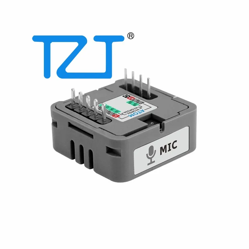 

TZT M5Stack Atomic Echo Основание распознавания голоса ES8311 Моно аудио декодер MEMS Микрофон для серии Atom M5