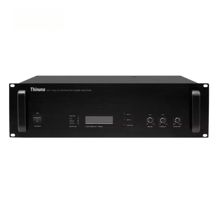 

Thinuna HPA-1000A 3RU Space Design Professional Speaker Audio Amplifier Commercial 1000W Pure Rear Stage Fixed Voltage Amplifier