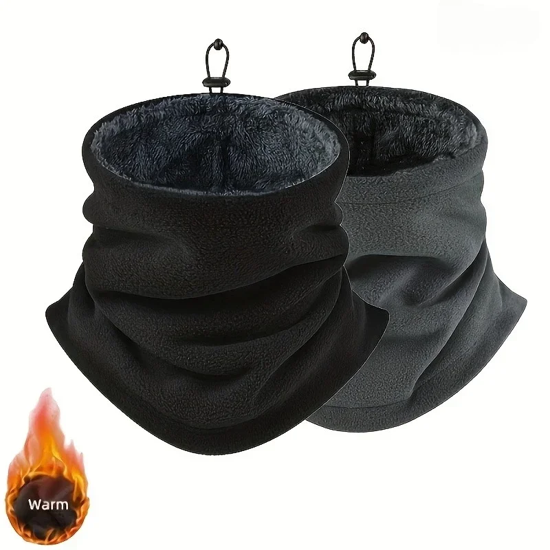 Winter MotorcycleWarm Mask Men Women Fleece Neck Outdoor Warmer Windproof Scarf Camping Hiking Balaclava Cycling Face Mask