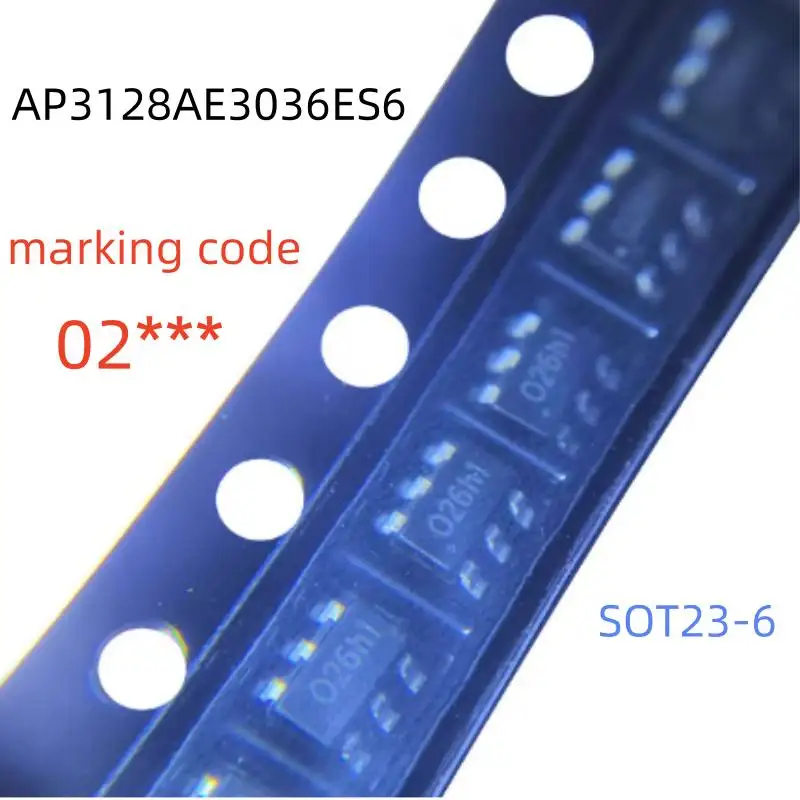 

AP3128AE3036ES6 SOT23-6 High performance asynchronous boost 10 white LED driver marking code 02***
