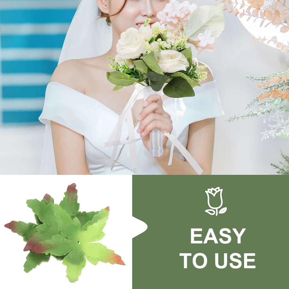 100 pçs rosa flor calalyxes tecido verde seals para diy flores artificiais fazendo flores falsas calalyxes receptáculos artesanato suprimentos