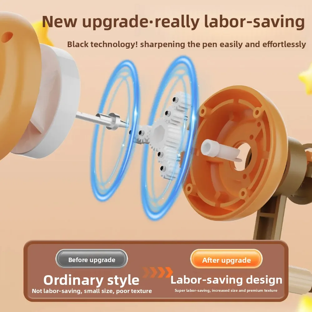 Ręczne temperówki do ołówków w kształcie kapibary, panda, z pojedynczym otworem, kreskówkowe temperówki, urocze narzędzie do temperowania ołówków dla dzieci.