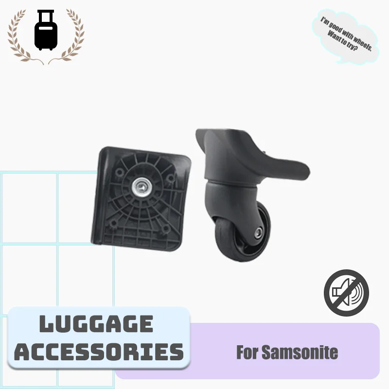

For Samsonite W041 Luggage Silent Replacement Wheels - 360° Multi-Directional Wheels A Quiet and Smooth Travel Experience
