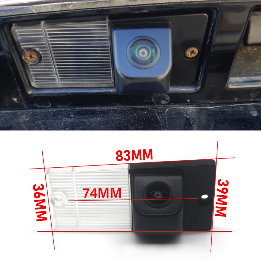 Noite HD Visão Câmera de Visão Traseira, Carro Backup Estacionamento Câmera, à prova d\'água, KIA Sportage KM, 2004, 2005, 2006, 2007, 2008, 2009,