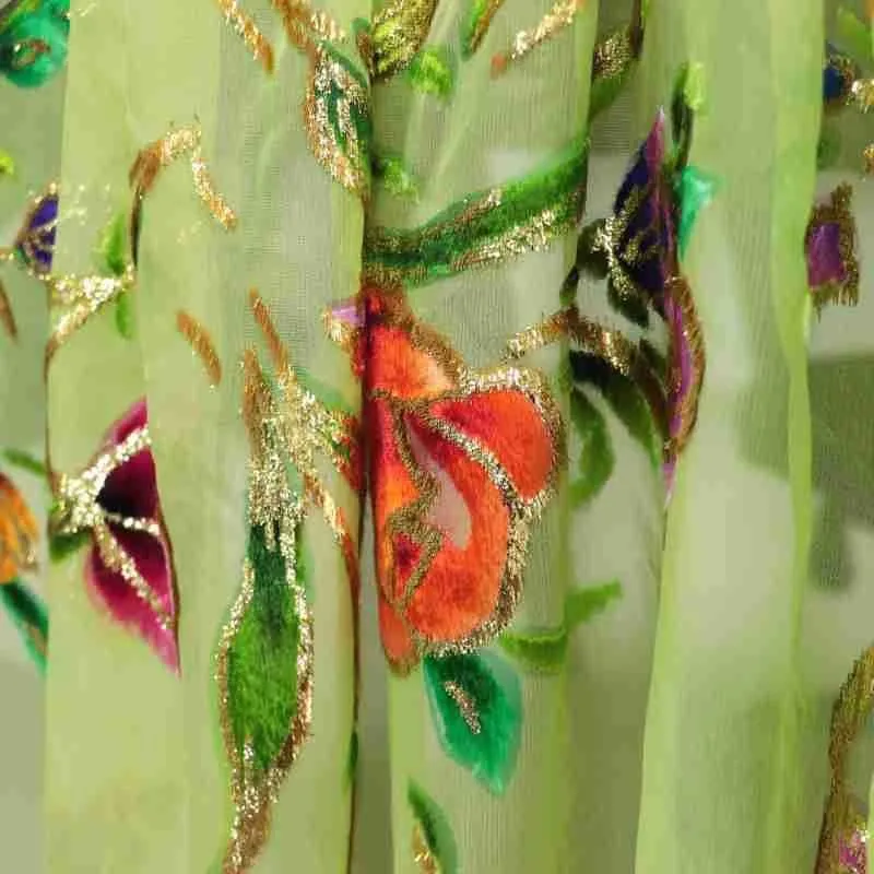 Silk jacquard velvet bright woven and fabric for evening gowns cheongsams