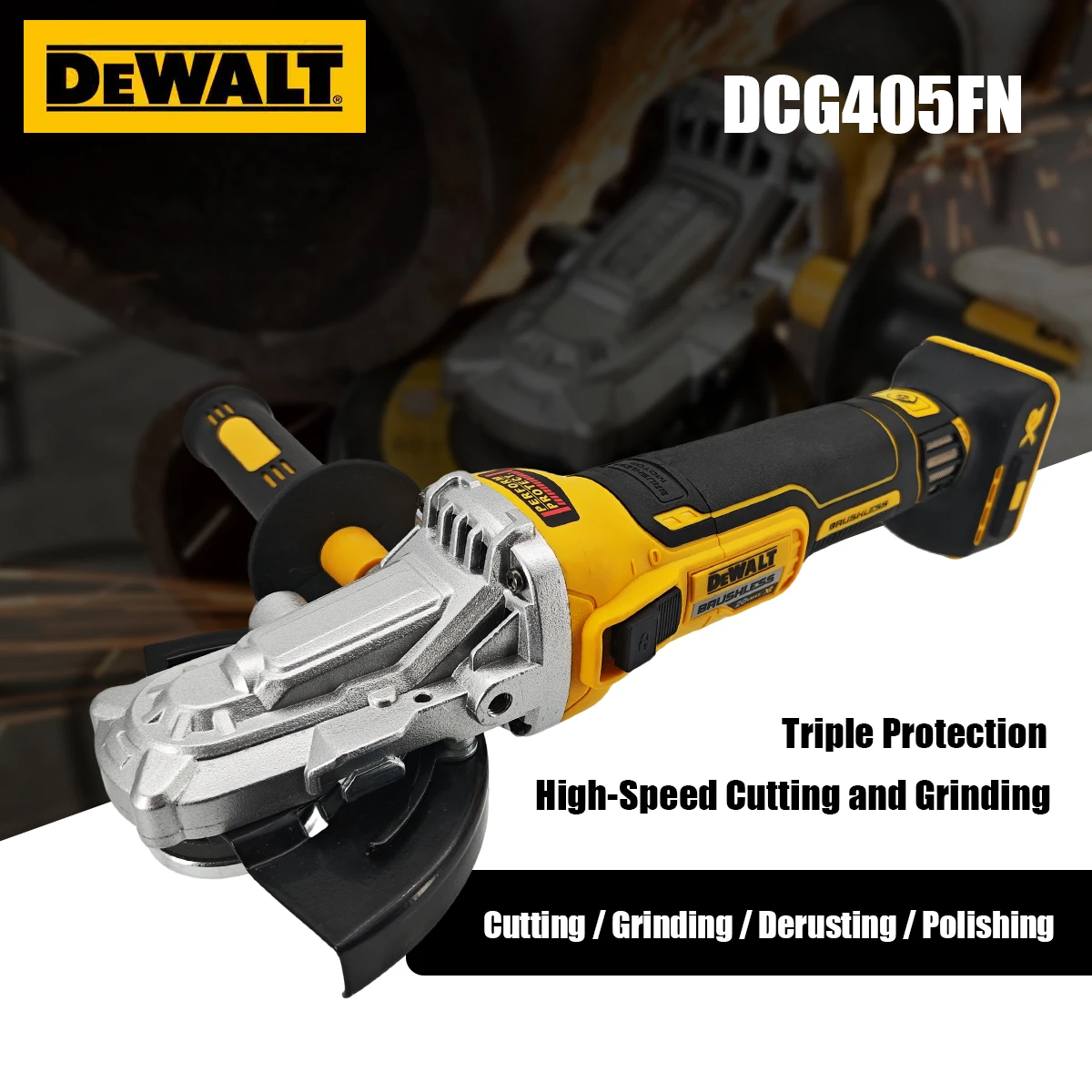 Dewalt DCG405FN 125…