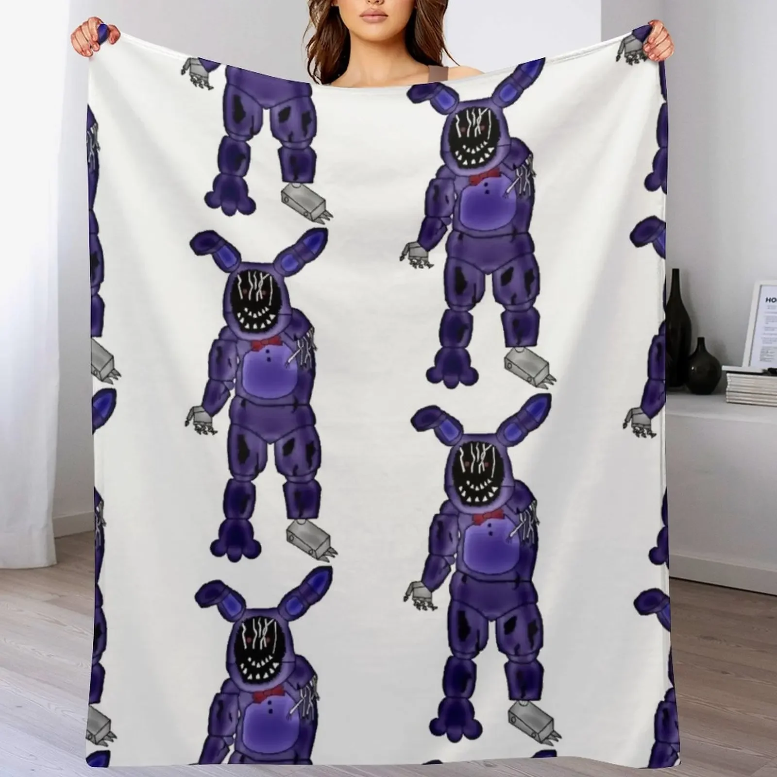 

Withered Bonnie Throw Blanket Soft Plaid blankets ands Nap Kid'S Blankets