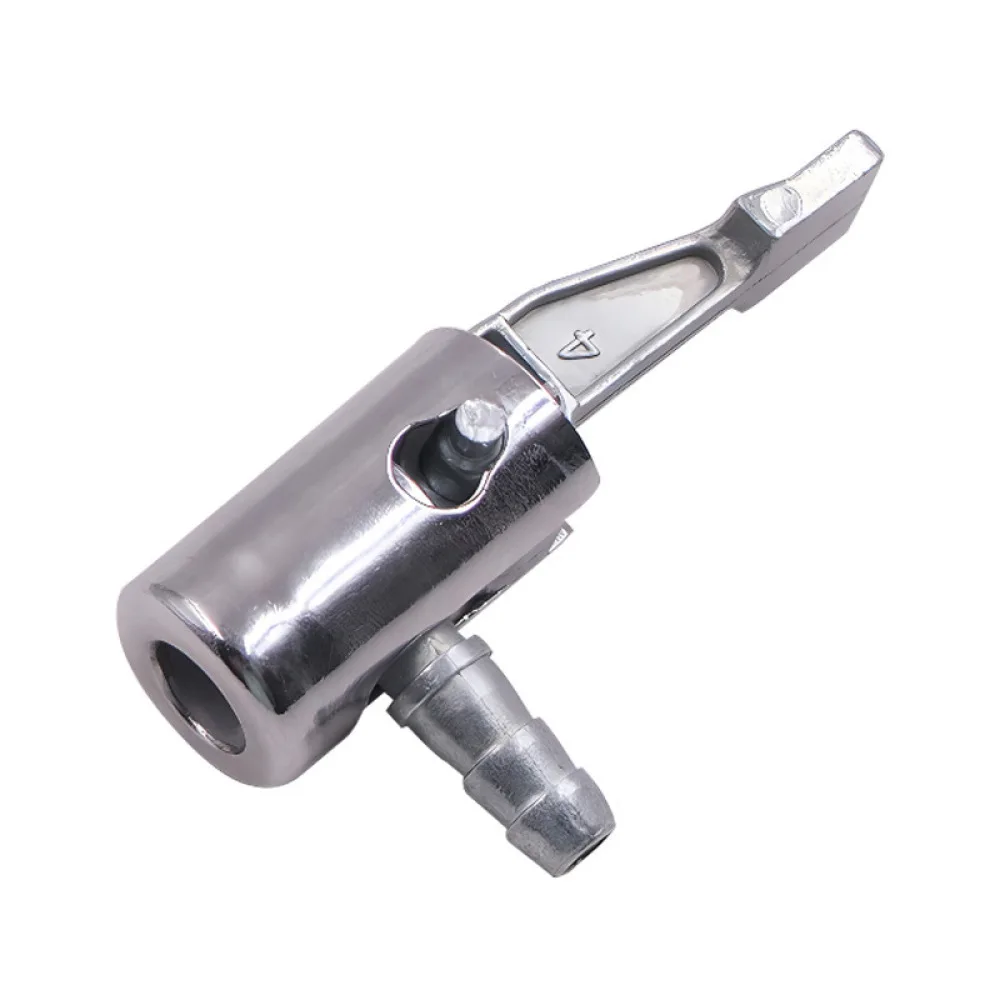 Universal Tire Inflator Air Pump Chuck Connector Press Type Valve Adapter Aluminum Fitting For Car Repair Maintenance