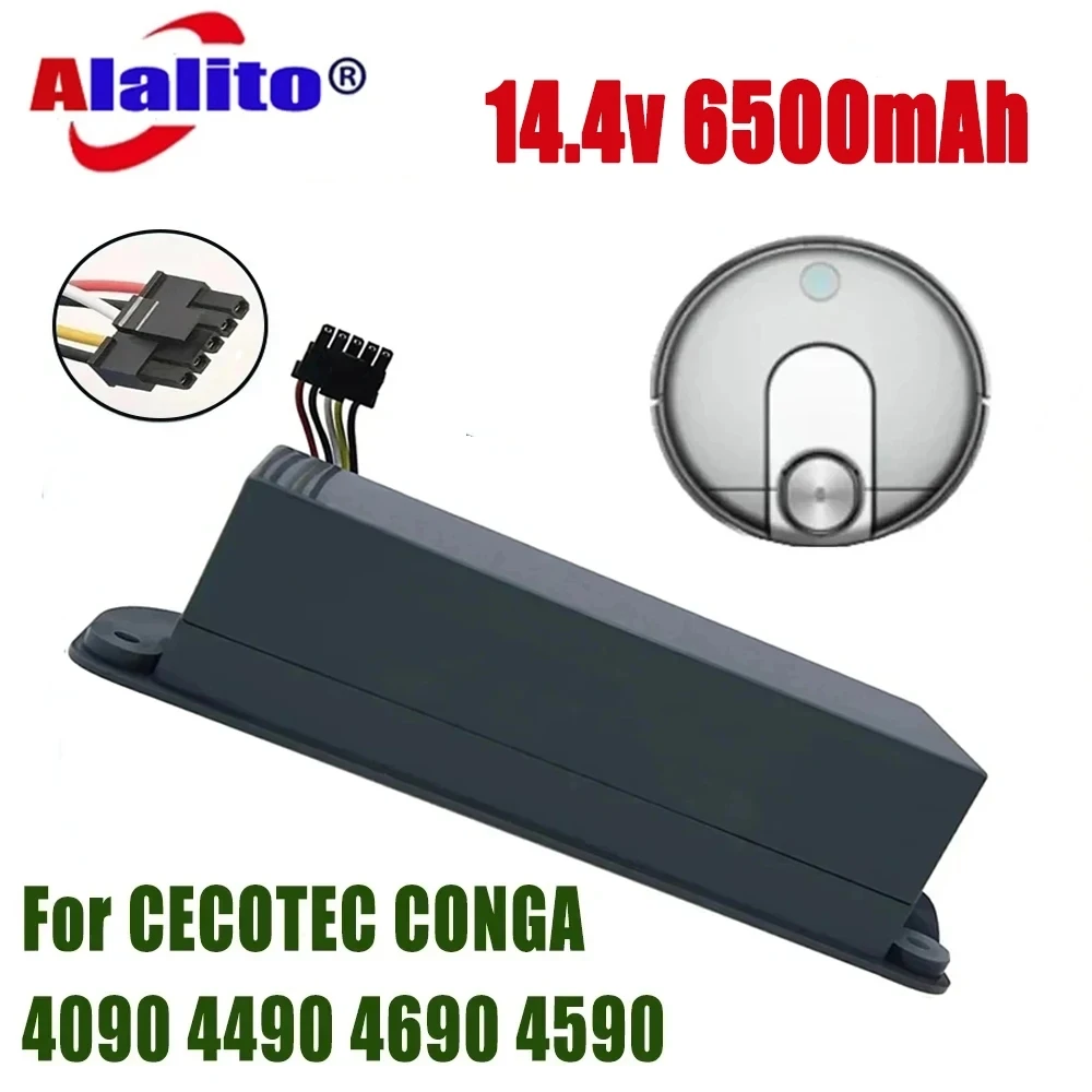 

14.8V 6500mAh New CECOTEC CONGA 4090 4490 4690 4590 Mopping Robot Battery Pack Netease Intelligent Manufacturing NIT Model