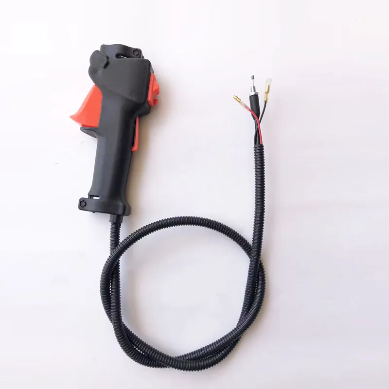 Throttle & Kill Switch Assembly With Throttle Cable For Backpack Side‑Mount Brush Cutter Grass Trimmer Spare Parts