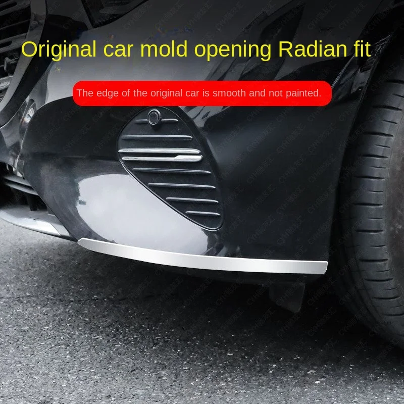 Suitable for 24-25 models of Mercedes Benz E300L E260L, front lip bumper bright strip and rear bumper decorative strip
