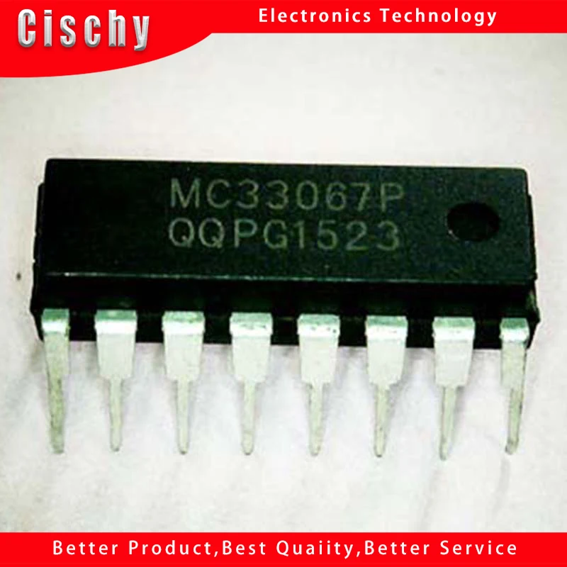 

5pcs/lot MC33067P MC33067 33067P DIP-16 In Stock