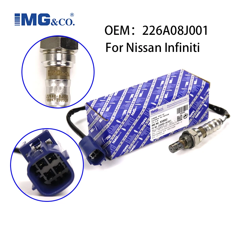 

IMG Oxygen sensor 226A0-8J001 Heating sensor For Infiniti QX70 QX80 G Coupe Nissan 350 Z Coupe X-TRAIL GT-R CIMA