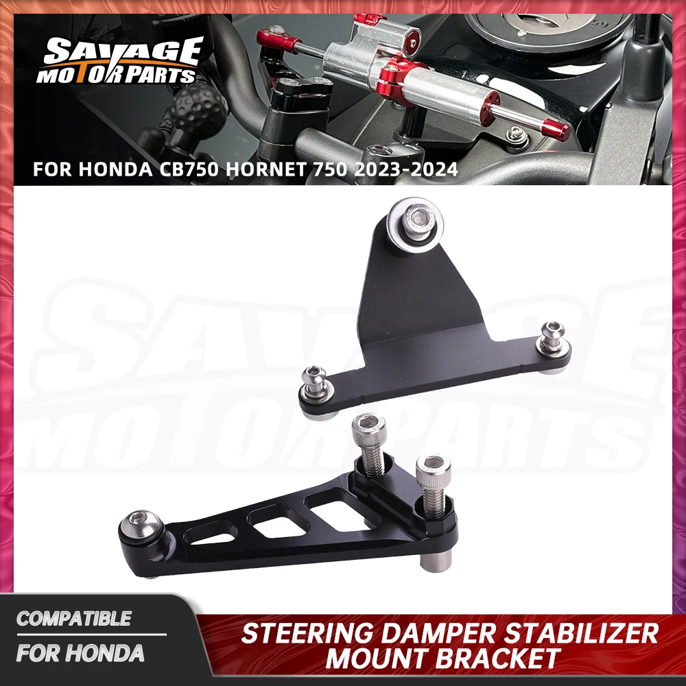 

For Honda Hornet CB750 2024 Steering Damper Stabilizer Bracket Mount Motorcycle Linear Reverse Safety Absorber Mounting Brackets