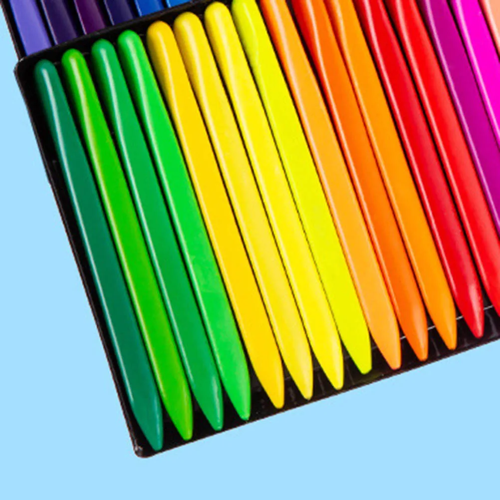 

36Pcs Kids Crayons Vivid Colors Creative Plastic Painting Drawing Pens Set Ideal for Toddlers Pupils Child Colour