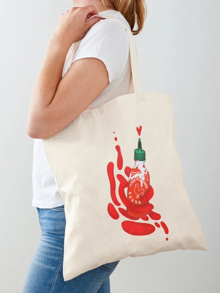 Sriracha: Spice of Life Tote Bag shopping bags foldable sac pour femme bags for women
