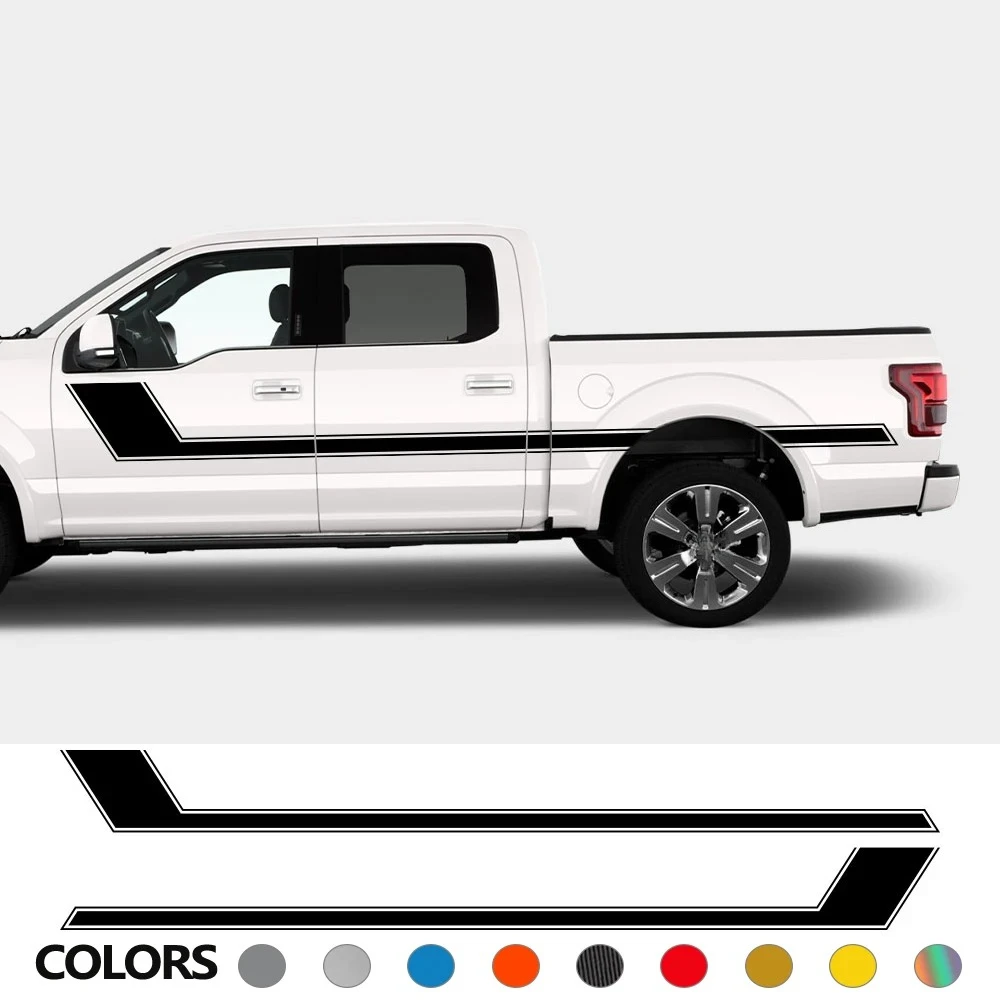 

Наклейка на боковую часть двери пикапа для Ford F150, Toyota Hilux, Dodge RAM, Isuzu Dmax, GWM Cannon, GMC Sierra, автомобильный декор, автоаксессуары