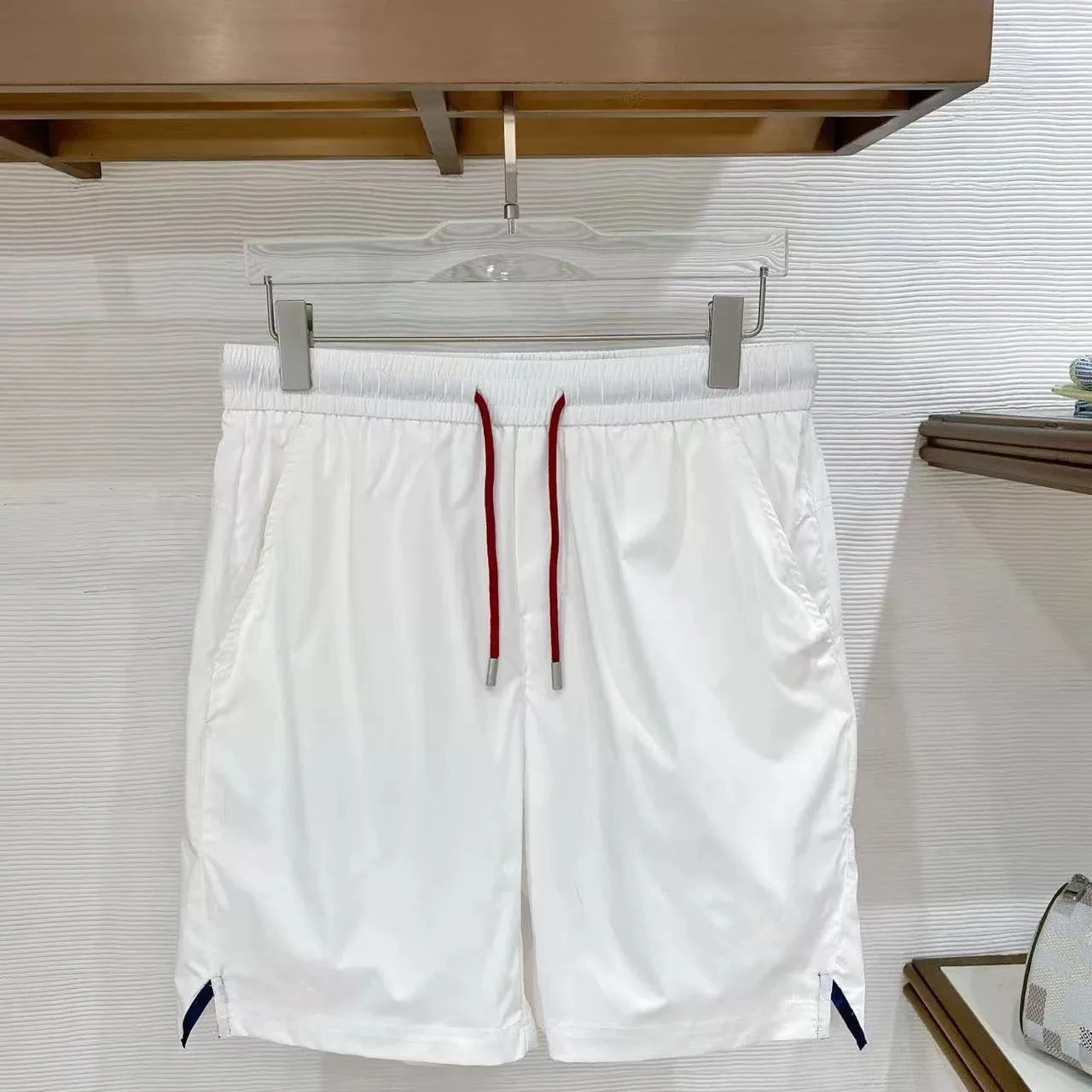 

Italian summer old money BC gentleman embroidered casual simple sports breathable shorts