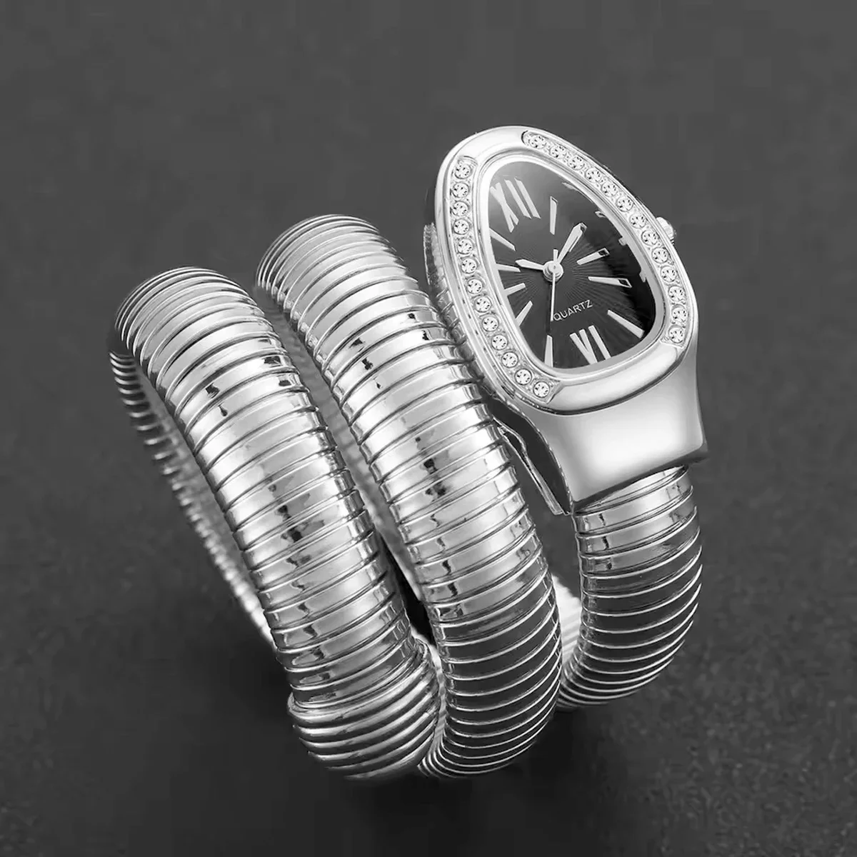 Orologio al quarzo di lusso da donna 1PC Orologio da polso da donna in oro di moda di alta qualità