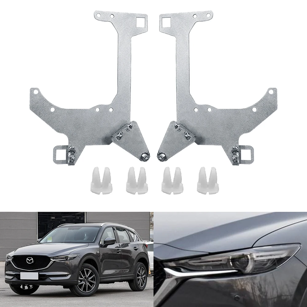 

Taochis Car-Styling Adapter Frame Headlight Bracket for Mazda (LED) CX-5 2017-2018 car light retrofit