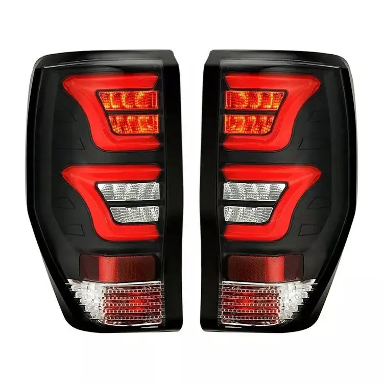 Wholesale Auto Accessories Parts Dark Smoke LED Rear Light Replacement ABS Tail Lamp For Ford Ranger 2012-2021