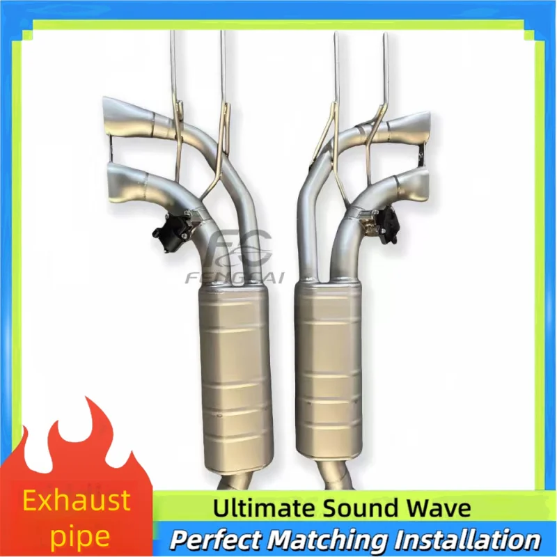 

Высокопроизводительный глушитель выхлопной системы для Mercedes-Benz G500/G550 G63 W464 4.0T Catback, выхлопная труба из нержавеющей стали