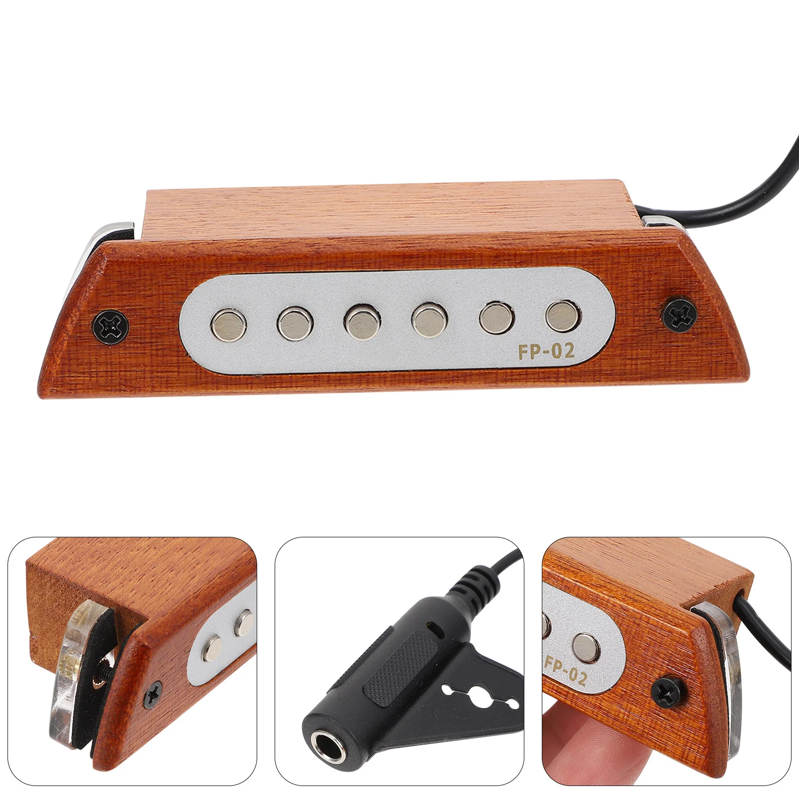 

Guitar Pickup Open-hole-free Piezo Pickups Transducer Electric for Ukulele