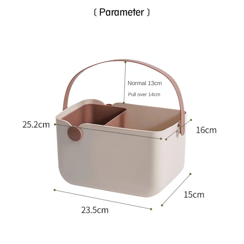 2024 Large Capacity Storage Basket Multifunctional Portable Handheld Box Snacks Basket Kitchen Supplies
