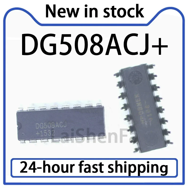 1PCS DG508ACJ+ direct Insertion PDIP-16 Single-chip CMOS Analog Multiplexer Stock