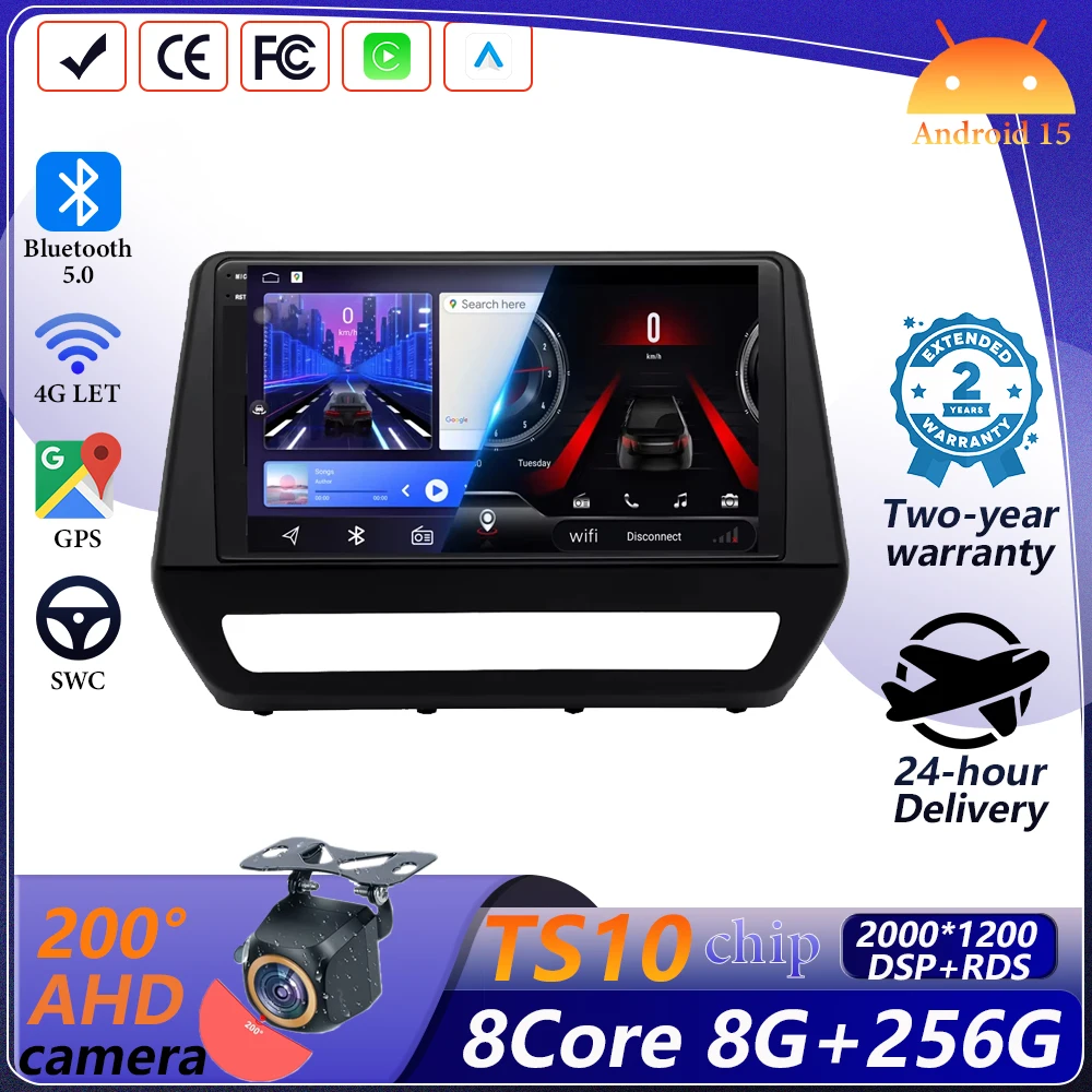 Android 15 Carplay For Renault Triber 2019-2020 For Nissan magnite 2021 Right hand driver Car Radio Multimedia Player GPS 5G DSP