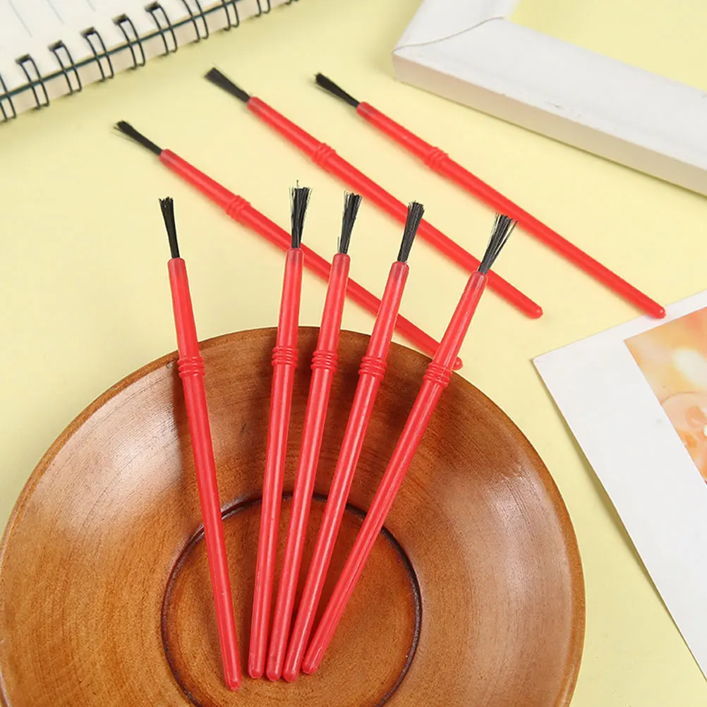 

50 Pcs Children DIY Painting Brushes Plastic Mini Tools Watercolor Kids Craft Supplies Paintbrush Set Graffiti Painting