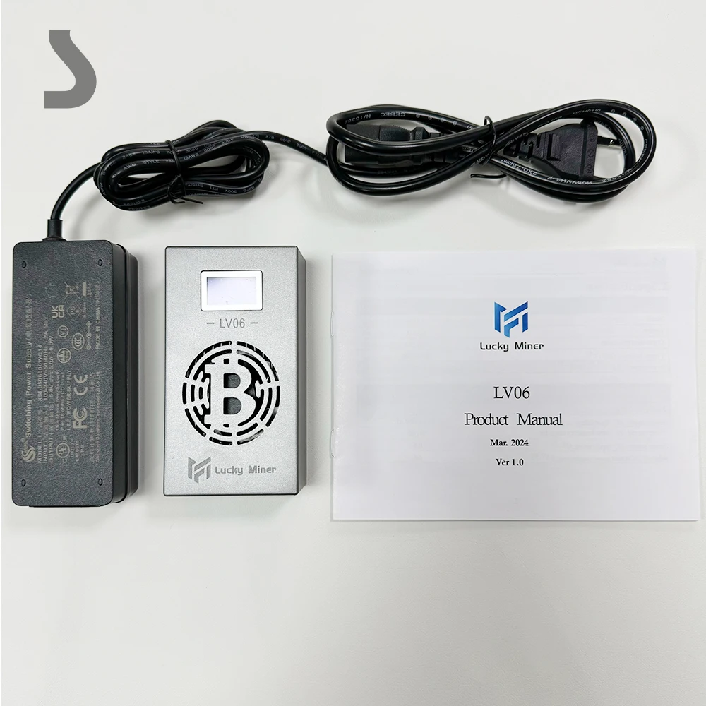 Lucky miner v6 WIFI Bitcoin Miner 504GH/S 13W LV06 BM1366 SHA256 Home Silent crypto miner BTC miner machine solo miner