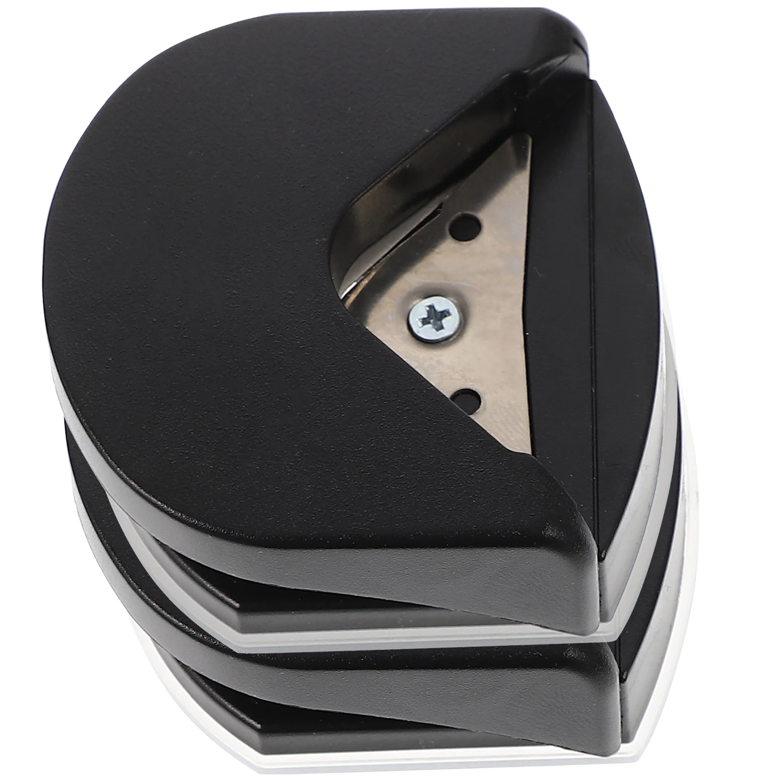 2Pcs Round Corner Punch Paper Corner Trimmer with Edge Smooth Incision for DIY Crafts Photo Album Scrapbooking Office