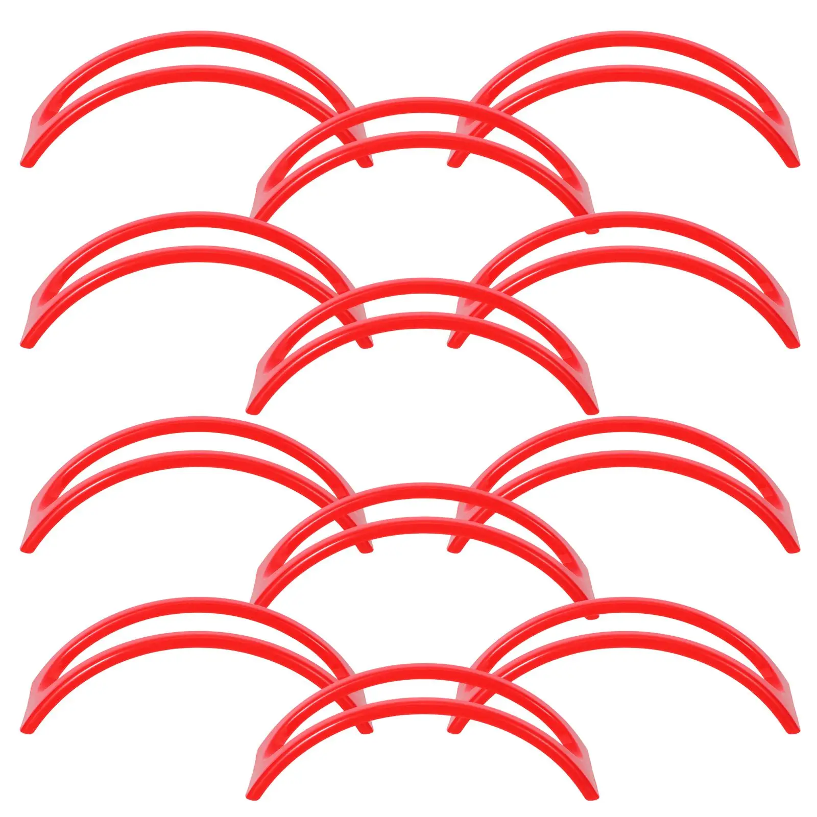 

12 PCS Tortilla Holder Taco Rack for Wraps Shells Flour Maker Stand Container Crepes Plates Basket Fold