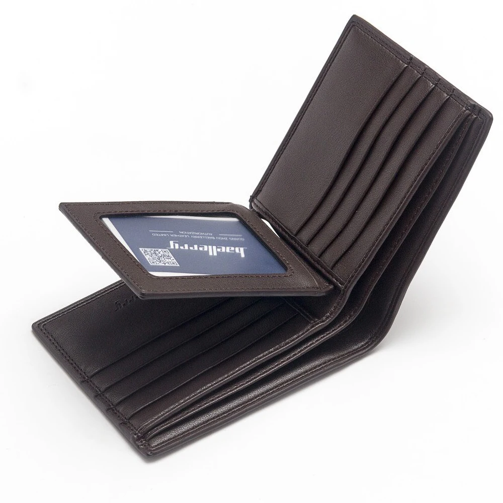 Baellerry Butterweiche, schlanke Geldbörse für Herren, minimalistischer Kartenhalter aus PU-Leder – Vordertasche, RFID-blockierender Geld-Organizer – Detail 4