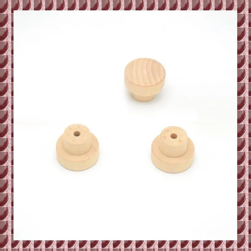 

A95G 45Pcs Wooden Drawer Knobs, Furniture Knobs, Wooden Cupboard Knobs For Cabinets And Drawers, Round Wooden Knobs
